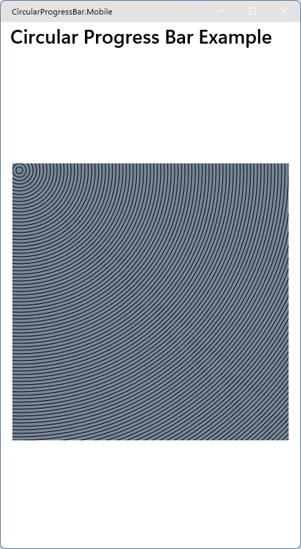 Some circles on a graphics view