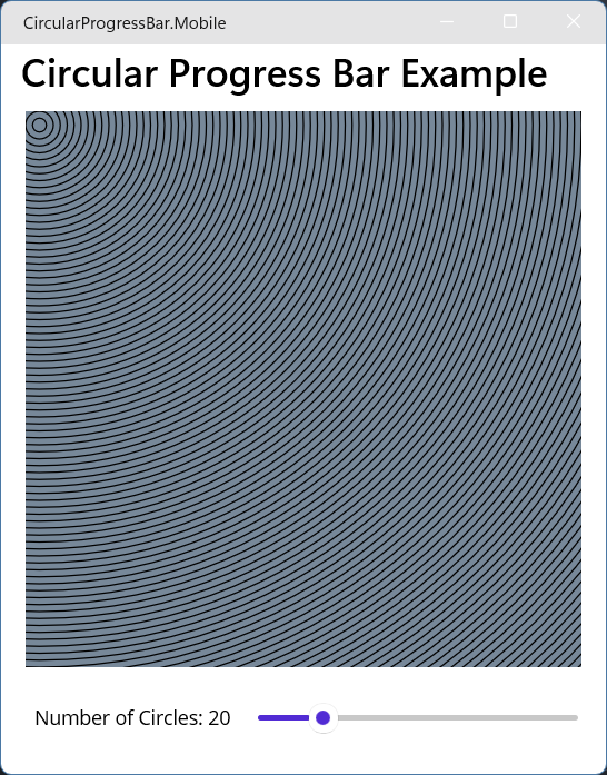 Changeable circles on a graphics view